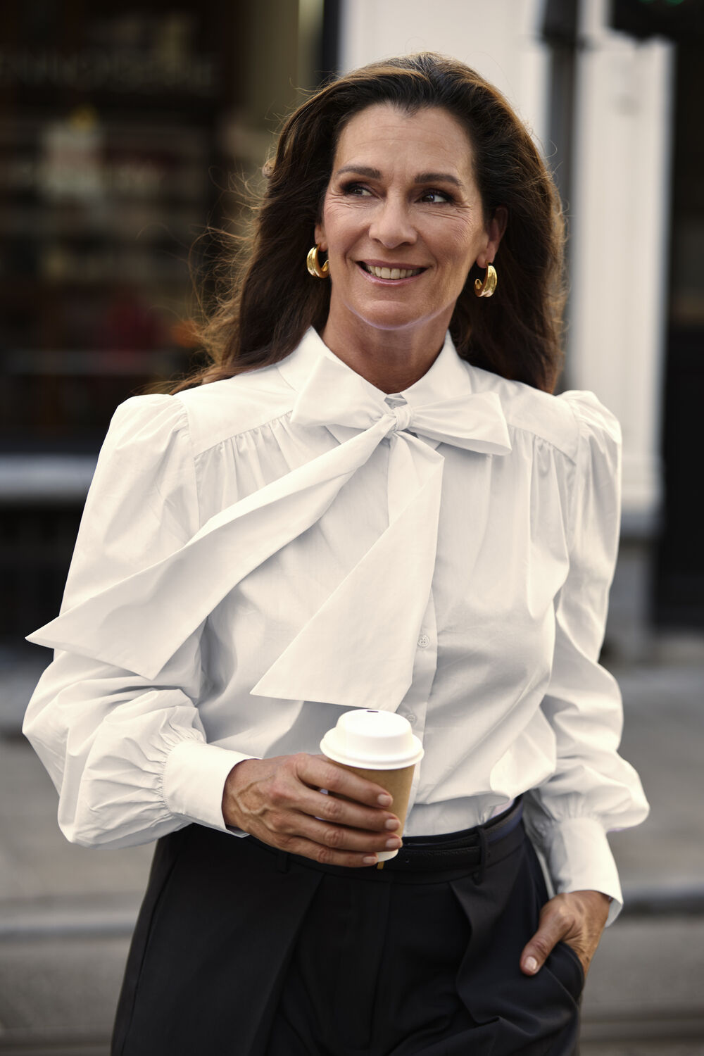 OMODA ATELIER OM-HELEN X QUINTY Blouses en blanc - large