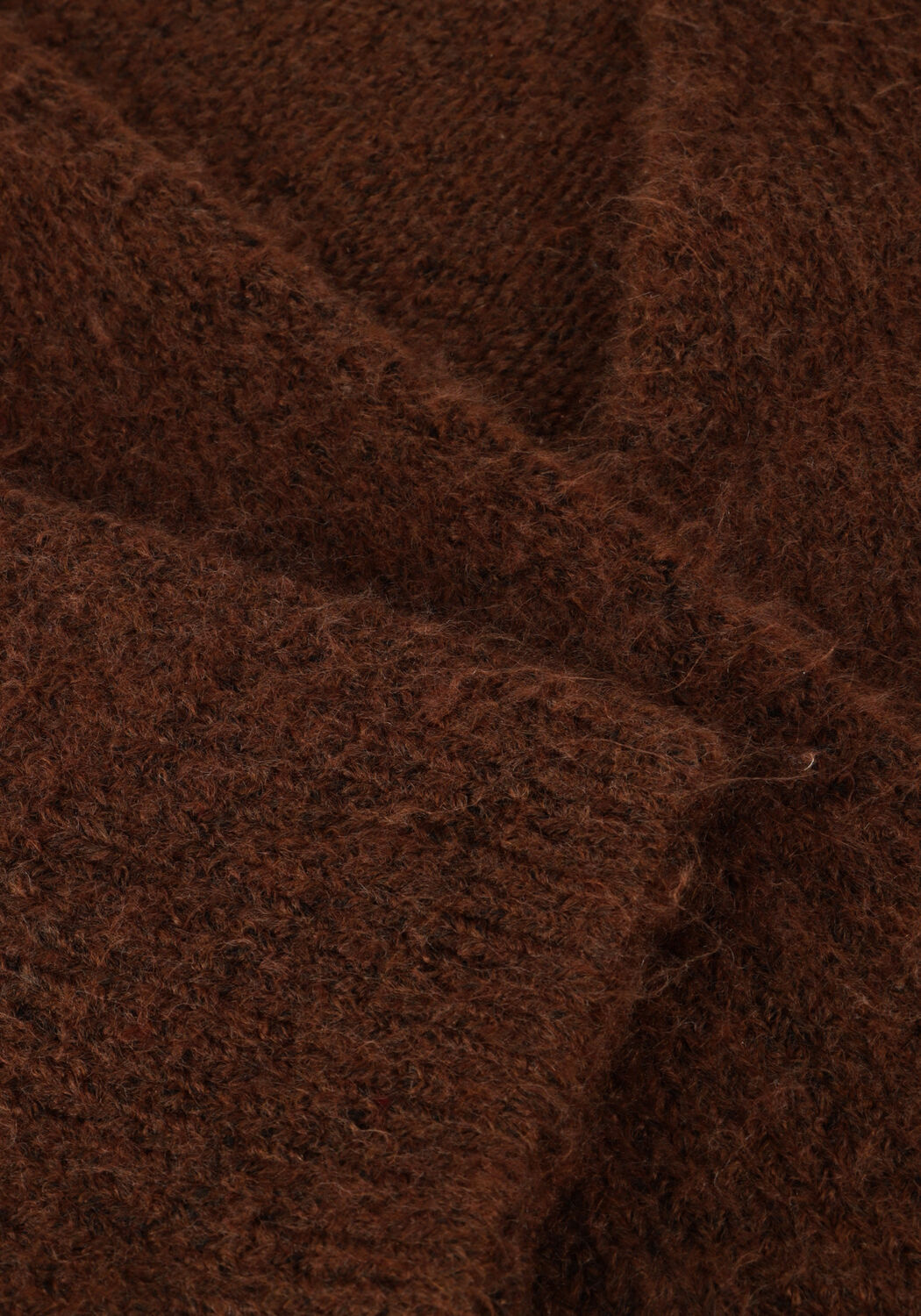 EDITED Gilet LILOU WOOL CARDIGAN en marron - large