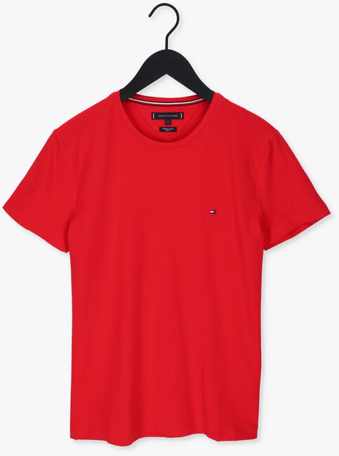 Rode TOMMY HILFIGER T-shirt STRETCH EXTRA SLIM FIT TEE - large