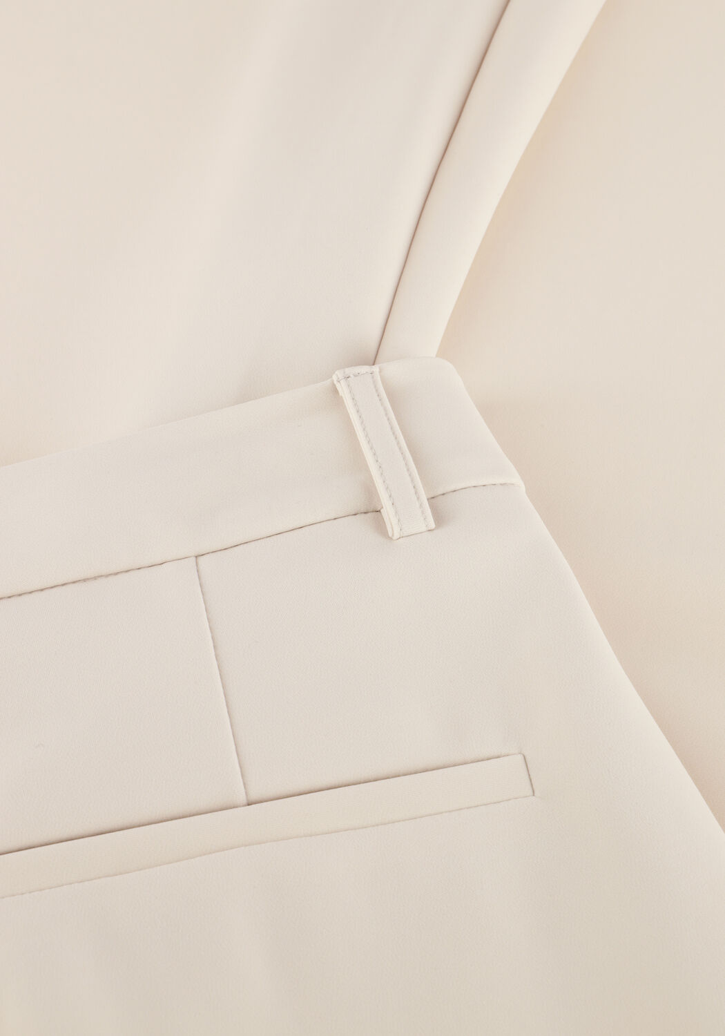 JAPAN TKY Pantalon large BAZY BONDED &Eacute;cru - large