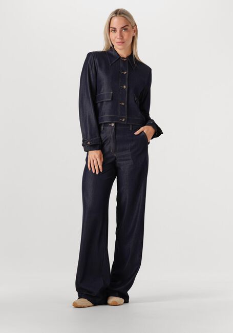 CO'COUTURE Pantalon TERRY DENIM LONG PANT Bleu foncé - large