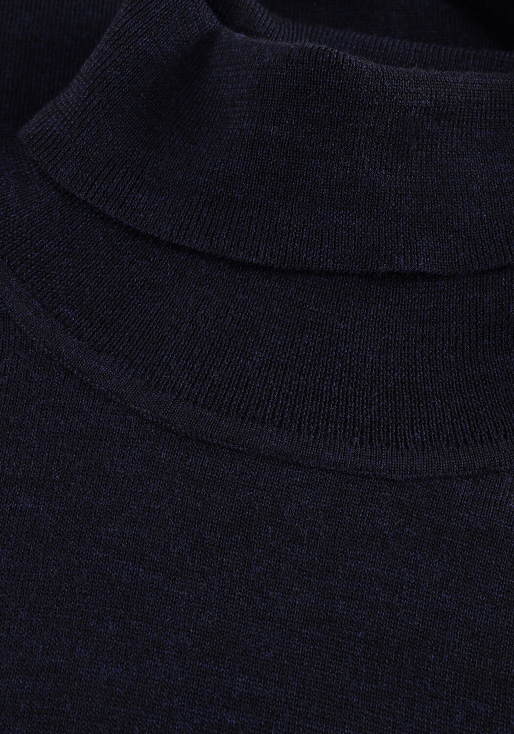 STEFANO LAURAN Pull COL Bleu fonc&eacute; - large