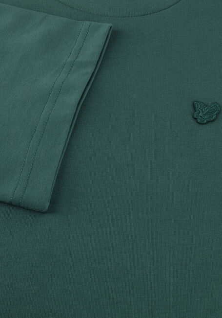 Donkergroene LYLE & SCOTT T-shirt HEAVY WEIGHT RELAXED T-SHIRT - large