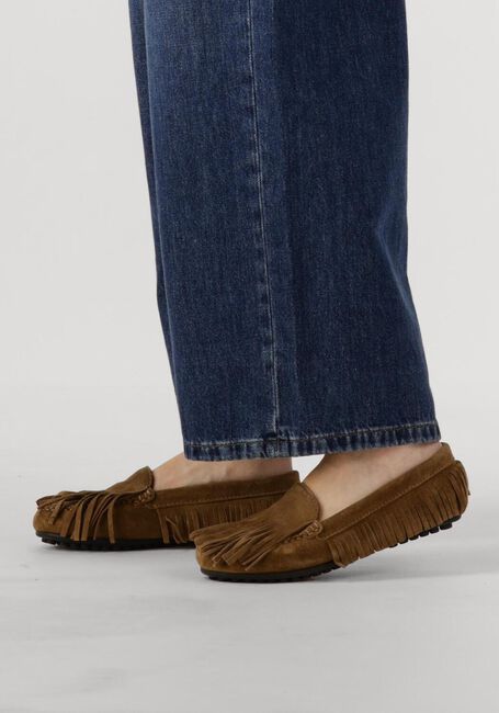 TORAL OTOE FRINGES Mocassins en camel - large