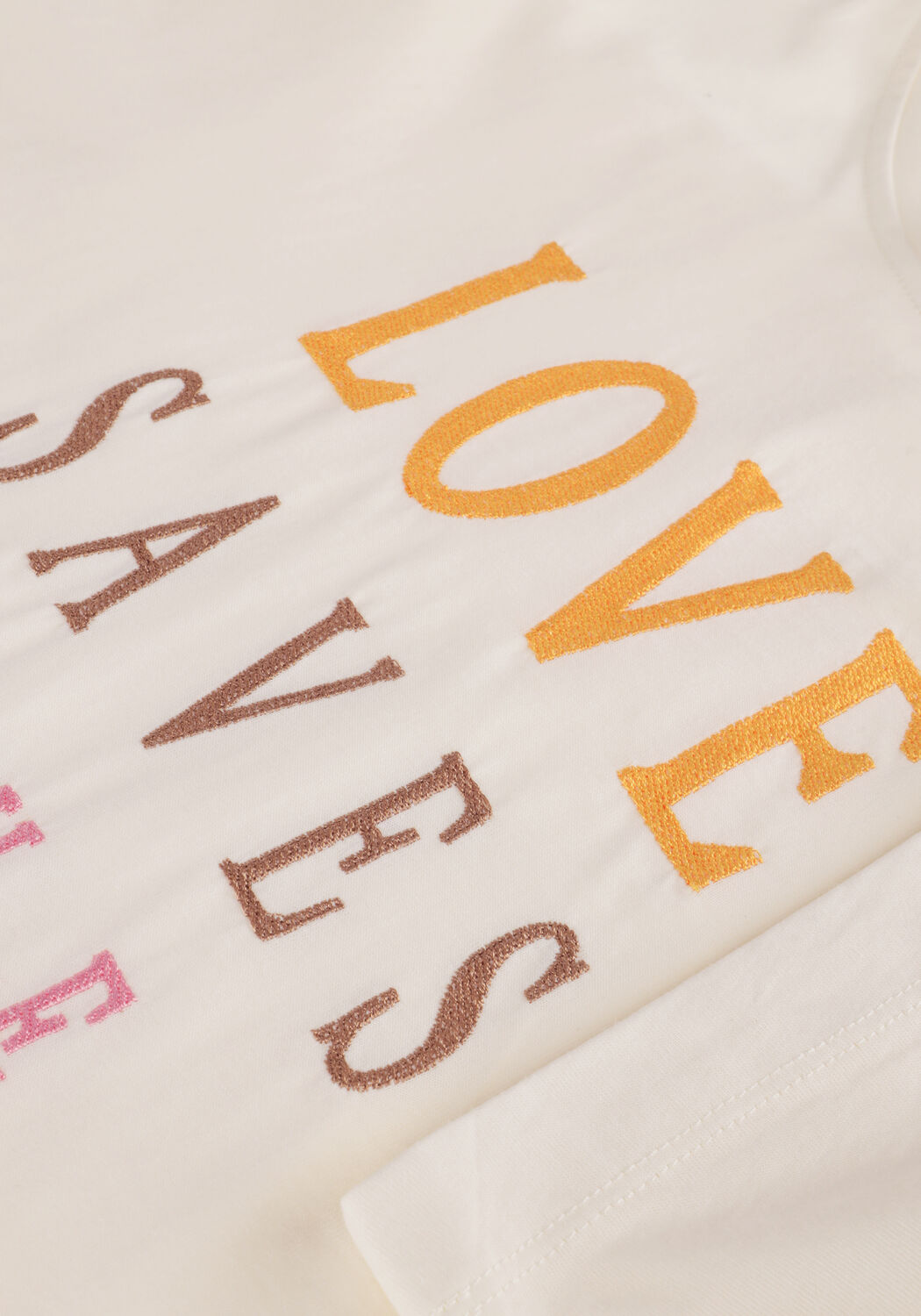 MOS MOSH T-shirt ASA &Eacute;cru - large