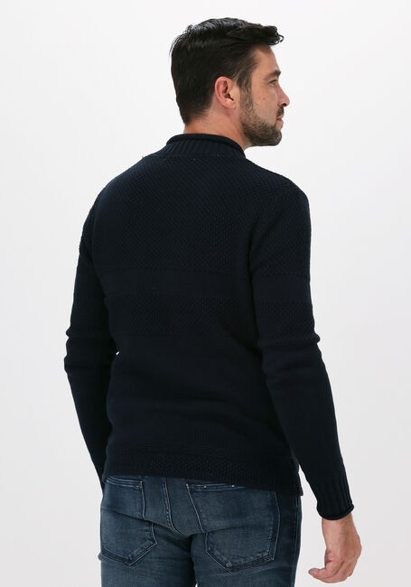 Blauwe SELECTED HOMME Trui SLHMALIK LS KNIT ROLL HIGHNECK - large
