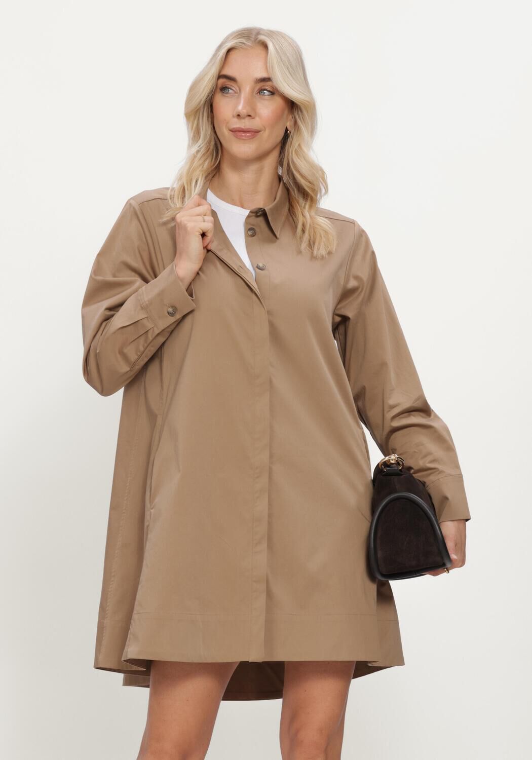 Zand RUBY TUESDAY Jurken PAVEL A LINE SHIRT DRESS - large