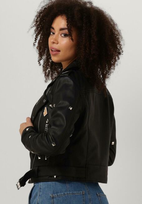 GOOSECRAFT Veste en cuir GC MARLY STUDS BIKER en noir - large