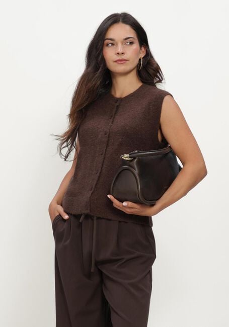 MSCH COPENHAGEN Pull MSCHBONDIE HOPE VEST en marron - large