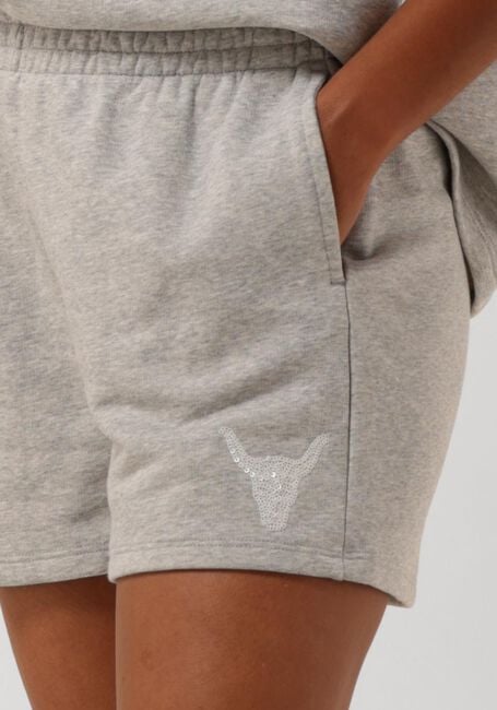 Lichtgrijze ALIX THE LABEL Broeken/jumpsuits LADIES KNITTED SUMMER SWEAT SHORTS - large