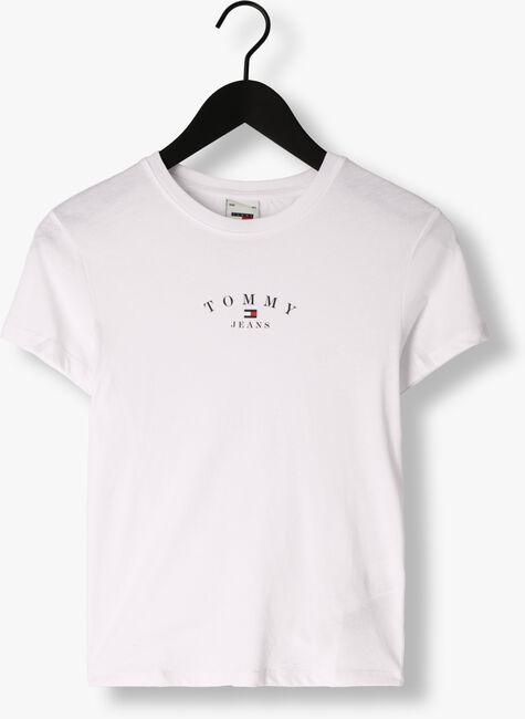TOMMY JEANS T-shirt TJW SLIM ESSENTIAL LOGO en blanc - large