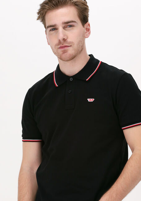 DIESEL Polo T-SMITH-D en noir - large