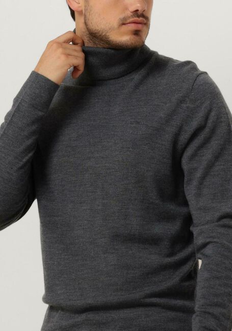 CALVIN KLEIN Col roulé MERINO TURTLE NECK Gris foncé - large