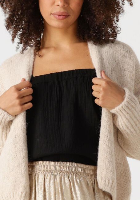 KNIT-TED Gilet BECKY en beige - large