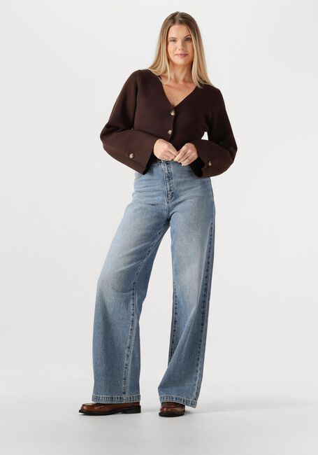 NEO NOIR Gilet FULVIA KNIT BLOUSE en marron - large