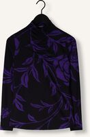 Paarse JANSEN AMSTERDAM Tops & T-shirts VBF101 JERSEY PRINT TOP WITH WRINKLING AT TURTLE NECK Paarse JANSEN AMSTERDAM Tops & T-shirts VBF101 JERSEY PRINT TOP WITH WRINKLING AT TURTLE NECK - medium