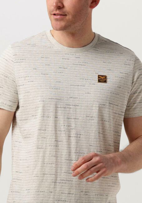 PME LEGEND T-shirt SHORT SLEEVE R-NECK SINGLE JERSEY MELANGE Gris clair - large