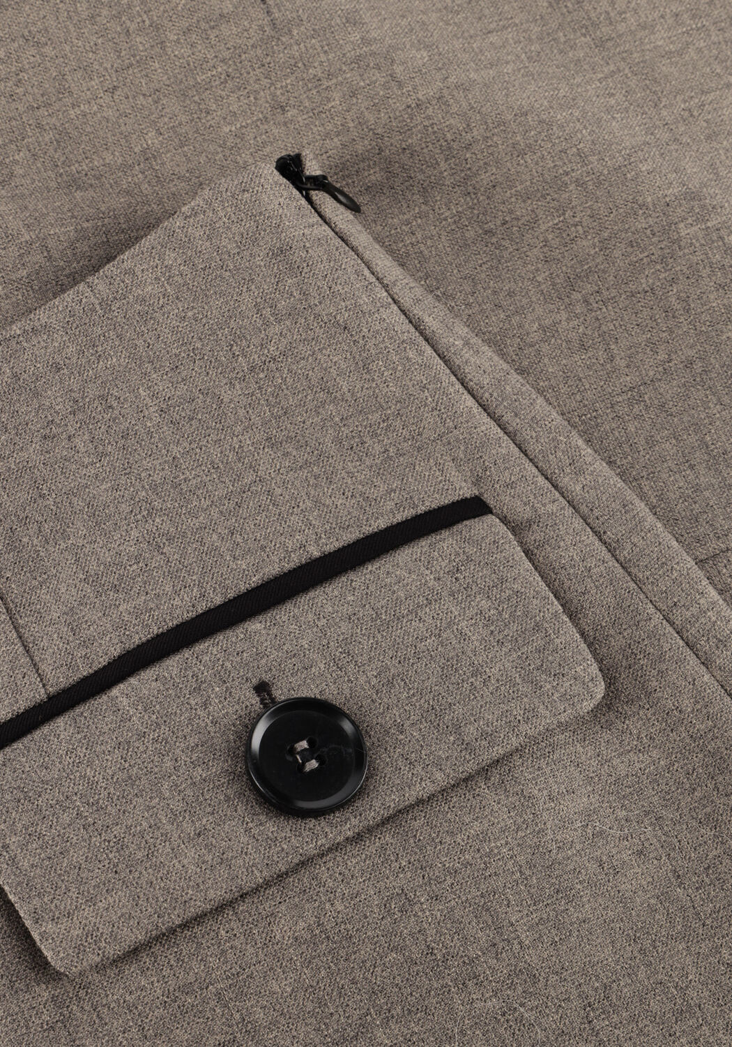 Y.A.S. Mini-jupe YASAVANA HMW SKIRT S. en taupe - large