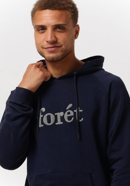FORÉT Pull MAPLE HOODIE Bleu foncé - large