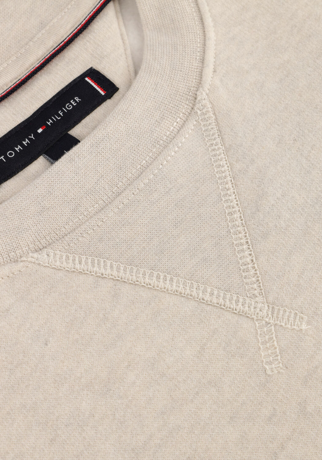 TOMMY HILFIGER Chandail ESS SEASONAL FLEECE CREWNECK &Eacute;cru - large