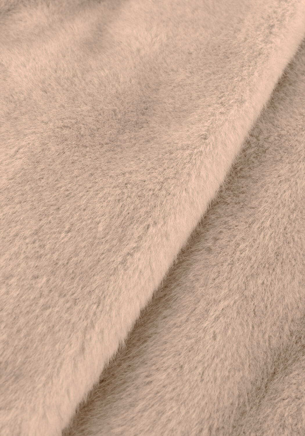 Beige BEAUMONT Faux fur jas NILLA COAT - large