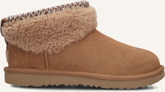 Cognac UGG  CLASSIC ULTRA MINI MAXI CURLY GIRLS Cognac UGG  CLASSIC ULTRA MINI MAXI CURLY GIRLS - large