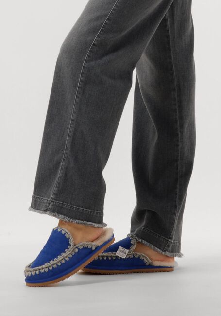 Blauwe MOU Pantoffels SLIPPER FULL ESKIMO STITCH - large