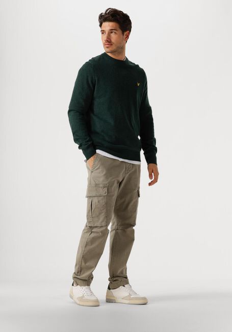 LYLE & SCOTT Pull LAMBSWOOL BLEND CREW NECK JUMPER en vert - large