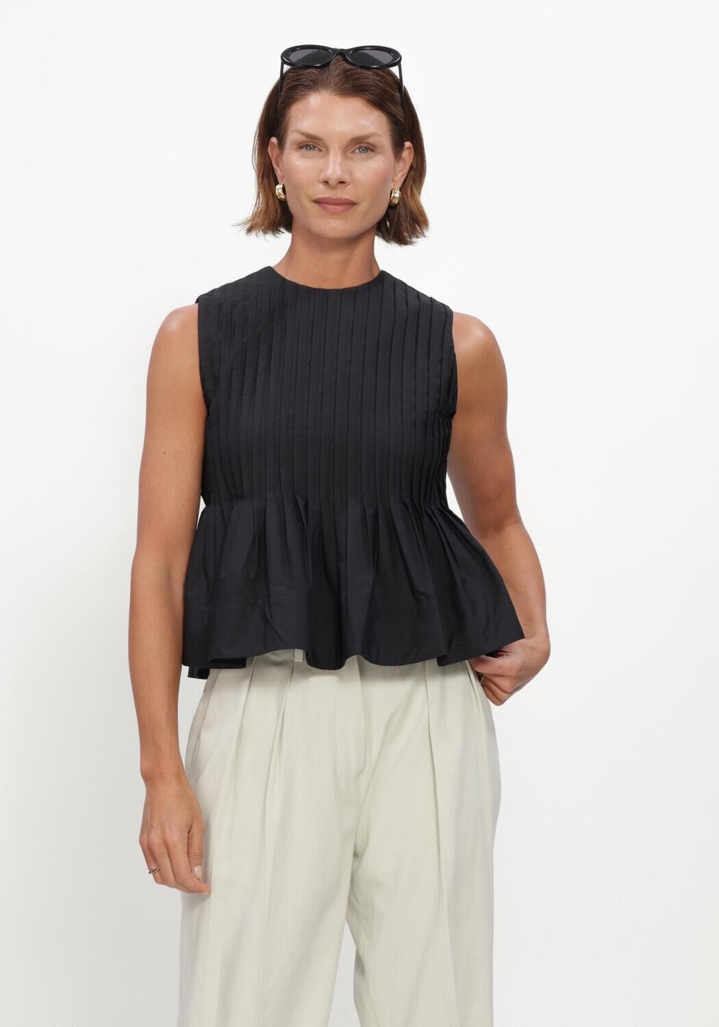 Zwarte COPENHAGEN MUSE Tops & T-shirts CMPLEAT-BLOUSE - large