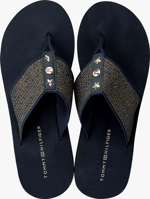 TOMMY HILFIGER SLIPPERS ELEVATED METALLIC BEACH SANDAL - large