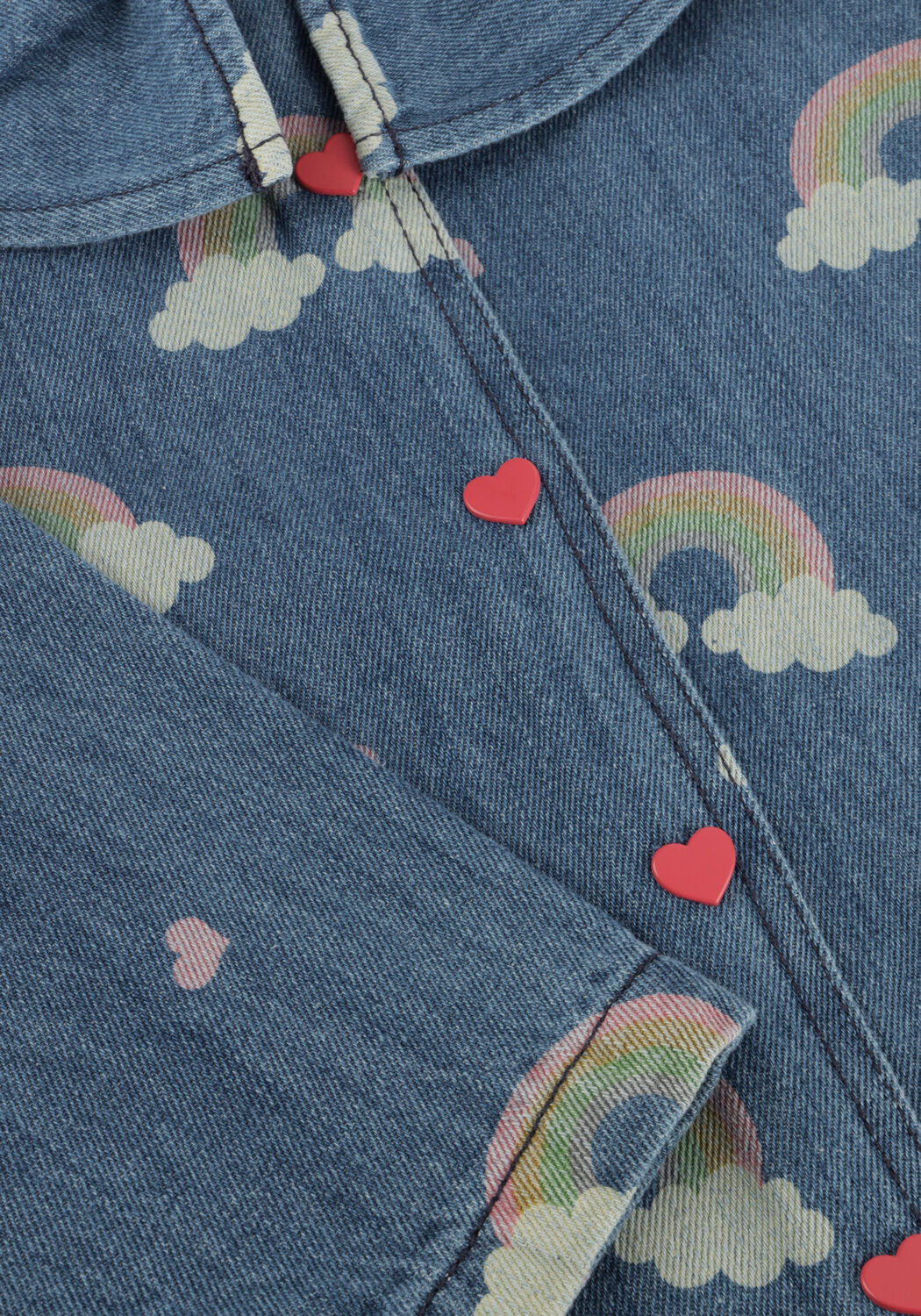 KONGES SLOJD MAGOT DENIM SHIRT GOTS Blouses en bleu - large