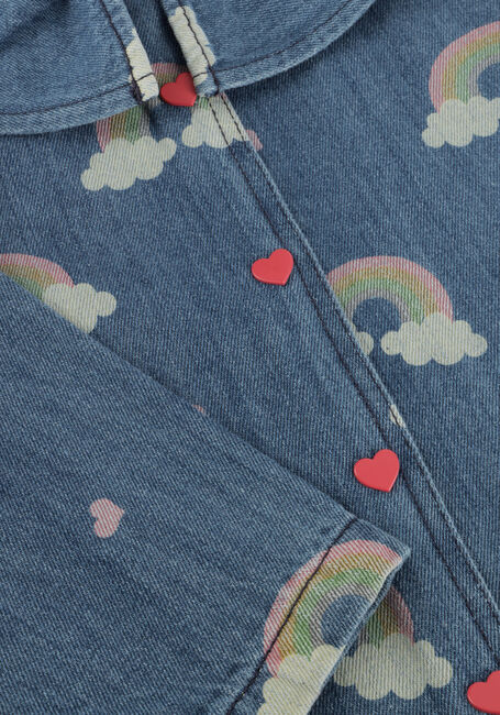 Blauwe KONGES SLOJD  MAGOT DENIM SHIRT GOTS - large