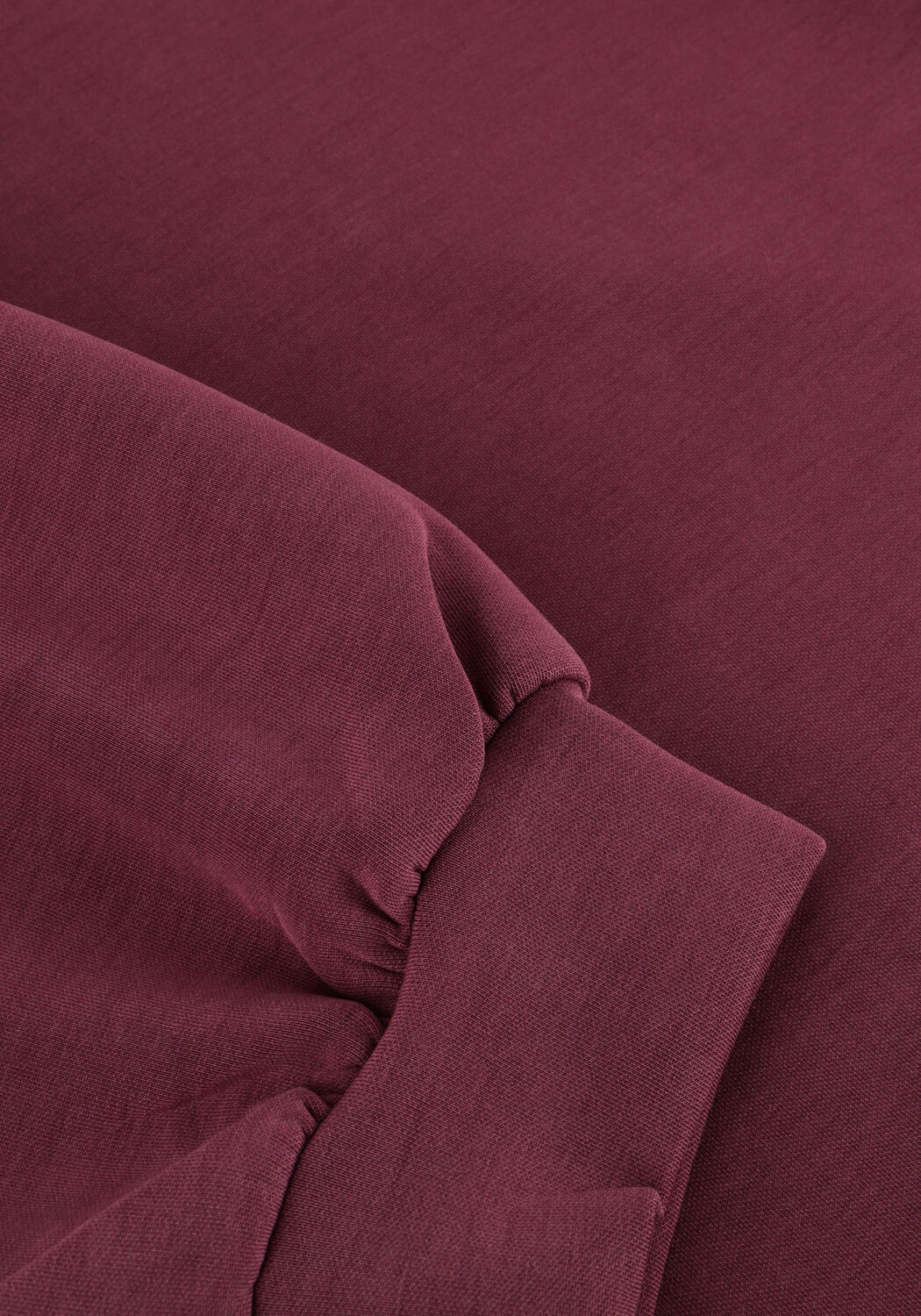 Bordeaux SELECTED WOMEN Top SLFTENNY 3/4 SWEAT TOP - large