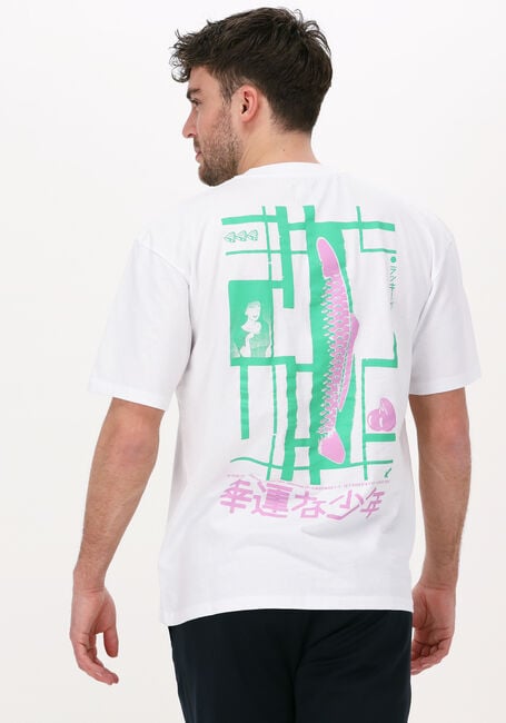 EDWIN T-shirt LUCKY OTOKO TS en blanc - large