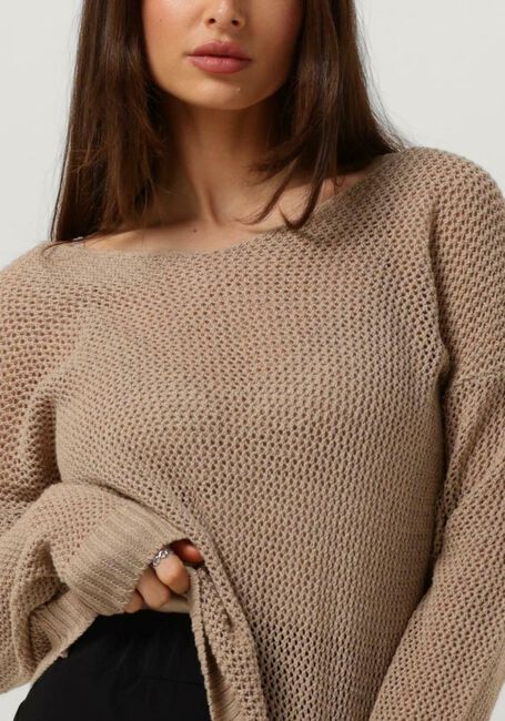 SIMPLE Haut KNIT-ECO-50CO-24-1 Sable - large