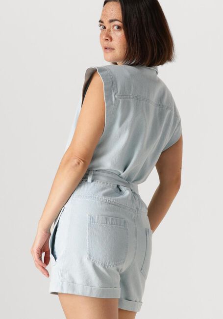 BY-BAR Combishorts OLLIE BLEECHED DENIM SUIT Bleu clair - large