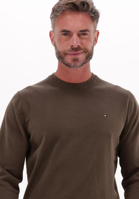 TOMMY HILFIGER Pull 1985 CREW NECK SWEATER en vert - large