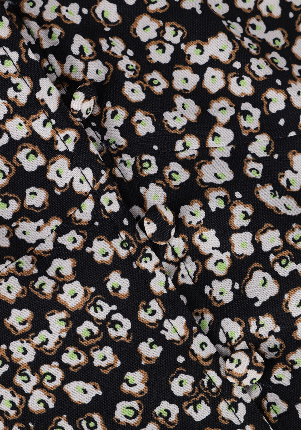 Zwarte CATWALK JUNKIE Maxi jurk DR DAWN FLOWERS MAXI - large