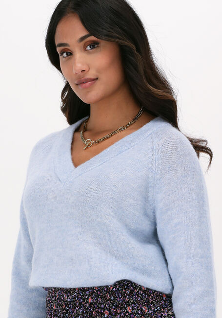 Lichtblauwe SELECTED FEMME Trui LULU LS KNIT - large