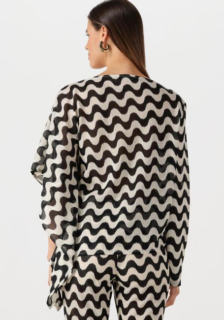 ANA ALCAZAR T-shirt TOP CREPE Écru - large