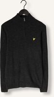 Donkergrijze LYLE & SCOTT Trui LAMBSWOOL BLEND QUARTER ZIP JUMPER Donkergrijze LYLE & SCOTT Trui LAMBSWOOL BLEND QUARTER ZIP JUMPER - medium