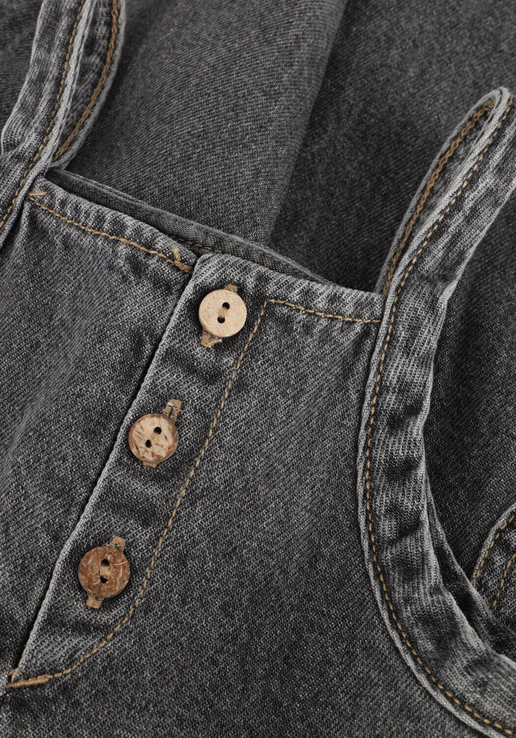 Grijze PLAY UP Broeken/jumpsuits DENIM JUMPSUIT - large