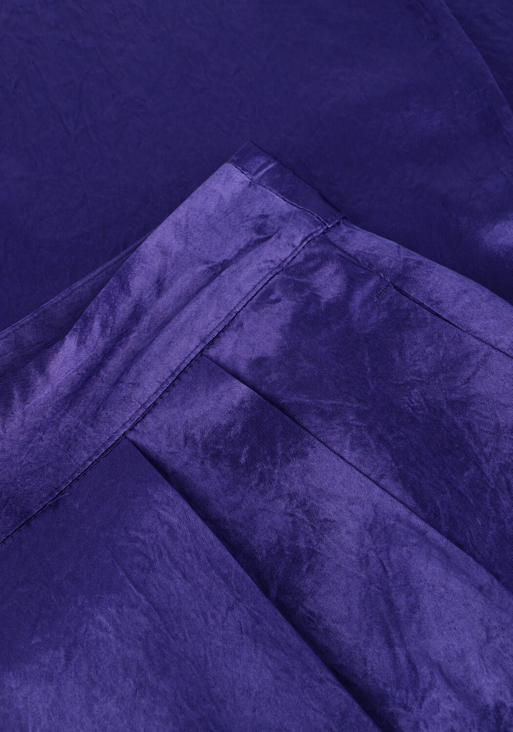 Paarse SELECTED WOMEN Wijde broek SLFSELENE HW WIDE PANT - large