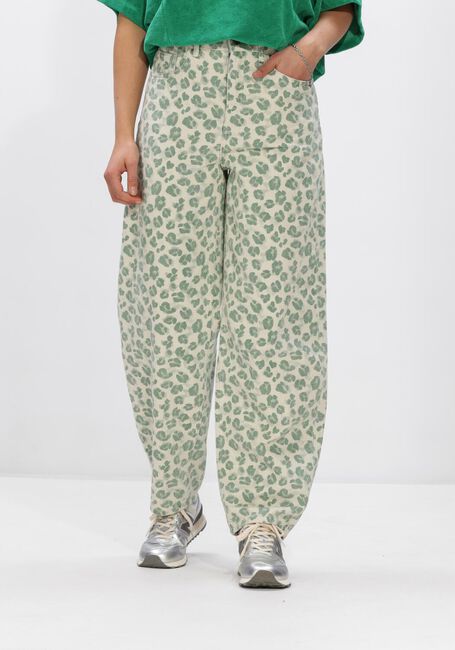 Multi BY-BAR Broeken/jumpsuits IEW GREEN CHEETAH PANT - large