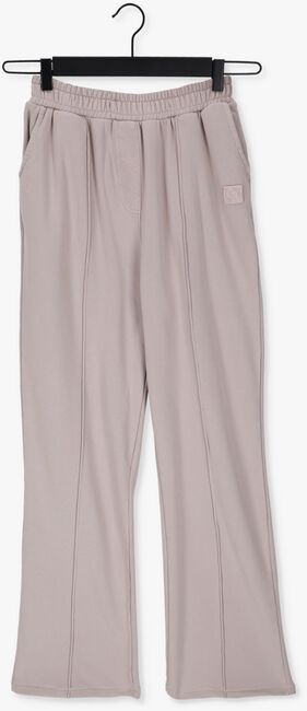 COLOURFUL REBEL Pantalon de jogging UNI LOGO BADGE PINTUCK PIGMENT DYE STRAIGHT SWEAT PANTS en beige - large
