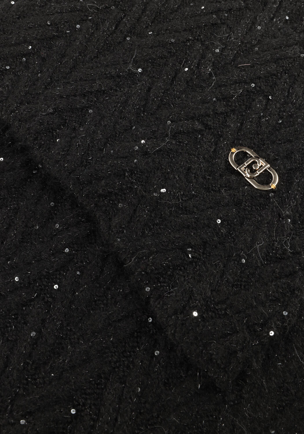 Zwarte LIU JO Sjaal SCIARPA FILO PAILLETTES - large