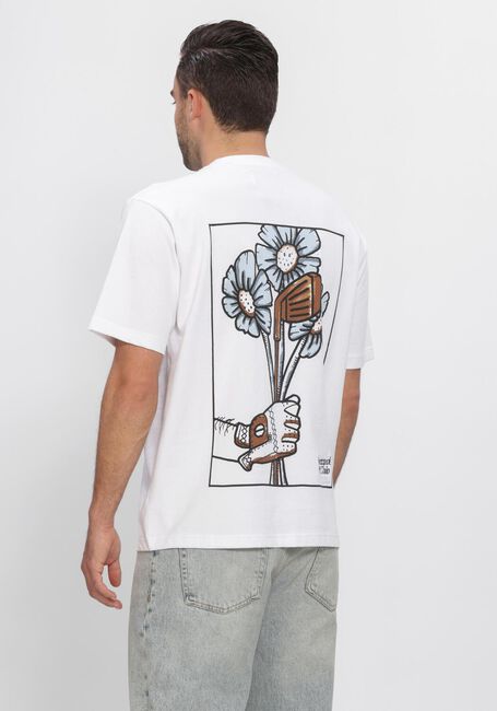DSTREZZED Polo COLLIN ARTWORK TEE en blanc - large