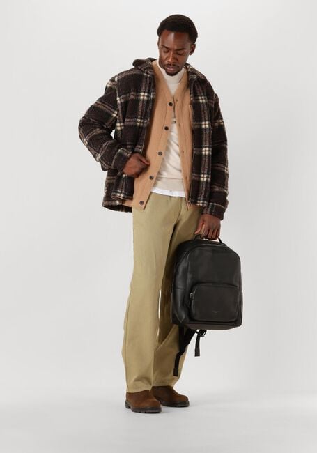 FORÉT Jack CABIN ZIP FLEECE en marron - large