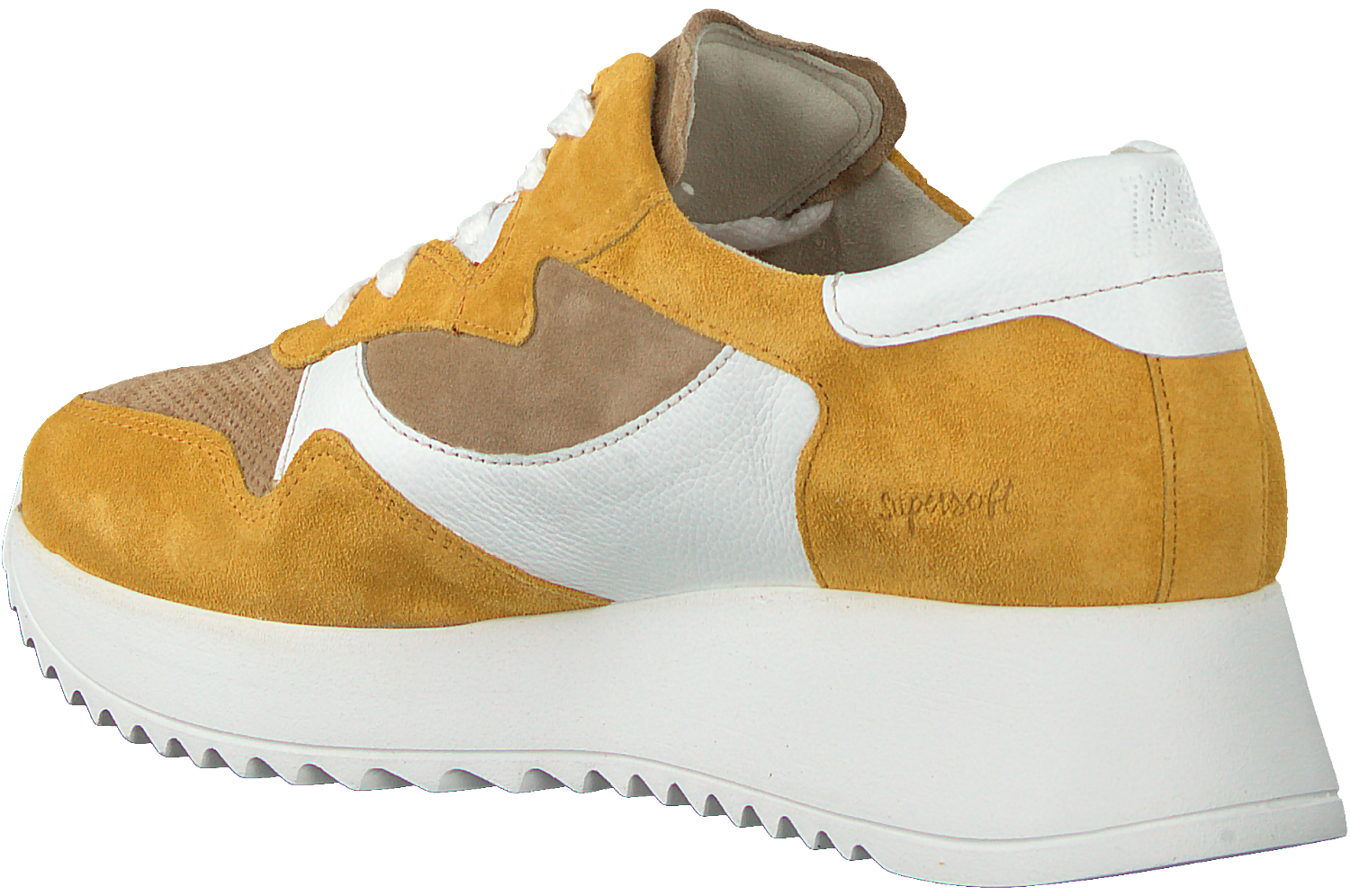Gele PAUL GREEN Lage sneakers 4949 | Omoda