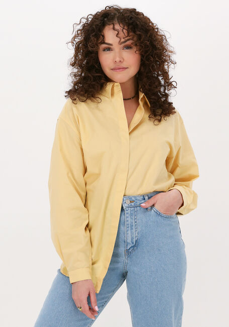Gele MSCH COPENHAGEN  HADDIS LS SHIRT - large